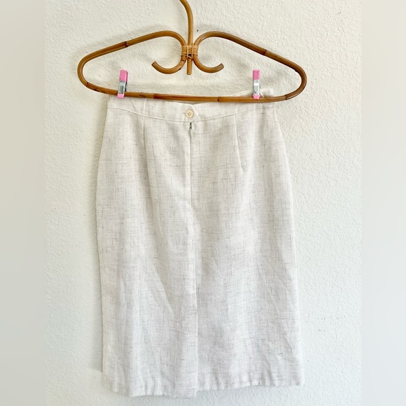 Vintage linen skirt - Picture 2 of 6